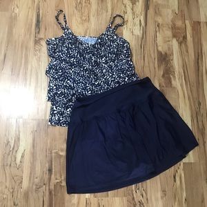 Island Escape tankini two-piece suit